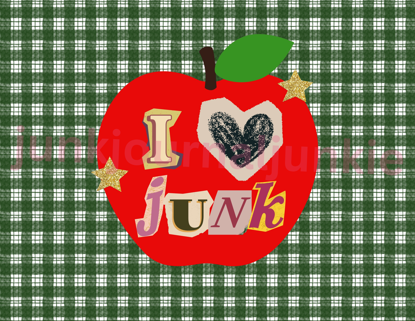 apple I <3 Junk - postcard