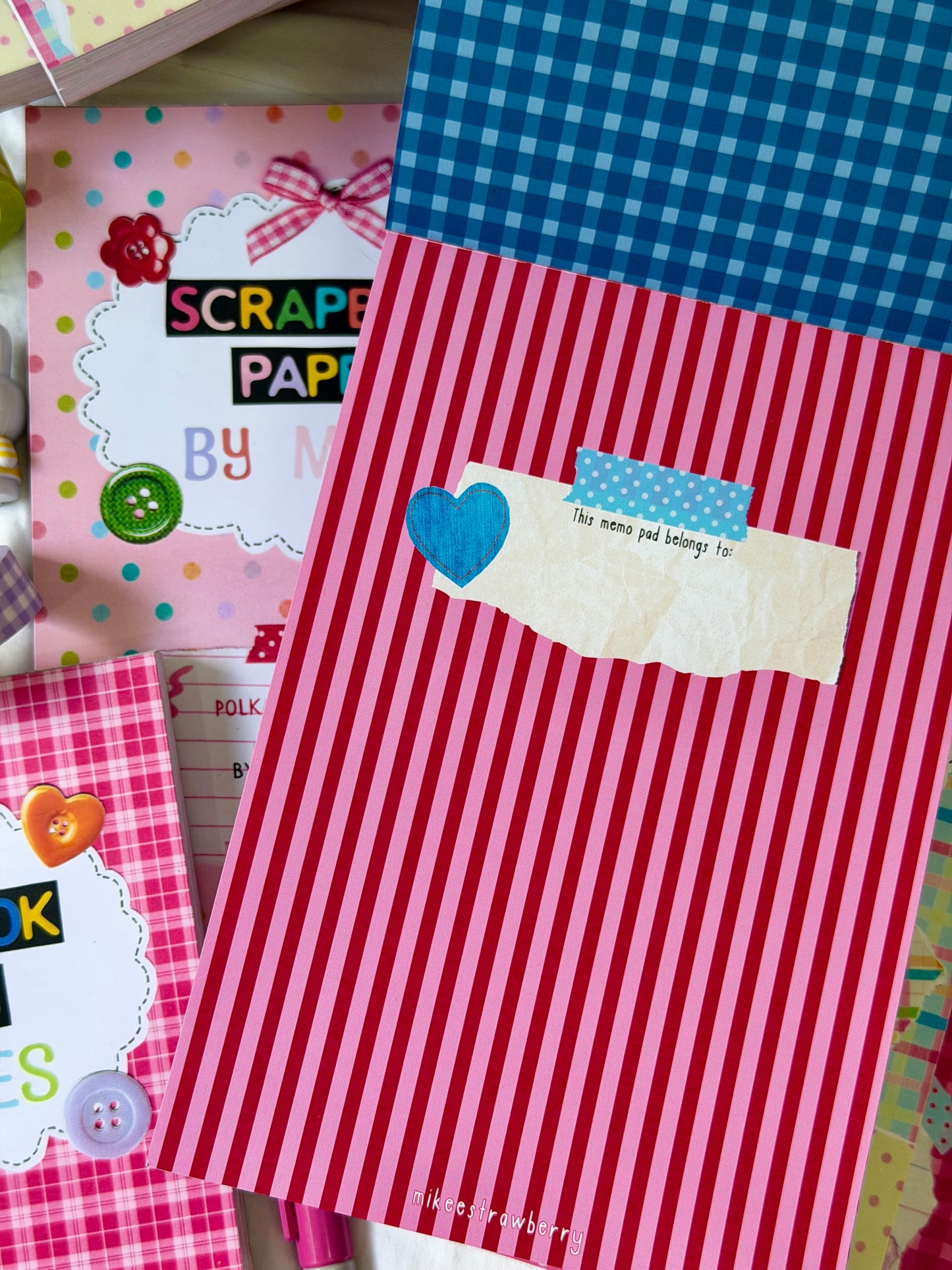 140 Scrapbook Memo Pad by Mikes & Junk Journal Junkie (A5 Memo Pad) | PRE-ORDER