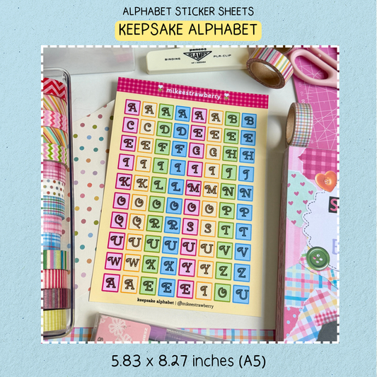 keepsake alphabet | by @ mikeestrawberry (new)