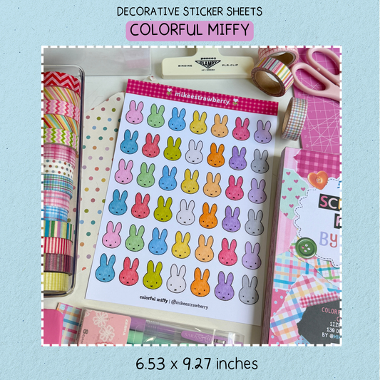colorful miffy | by mikeestrawberry (new)