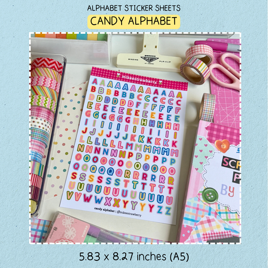 candy alphabet | by @ mikeestrawberry (new)