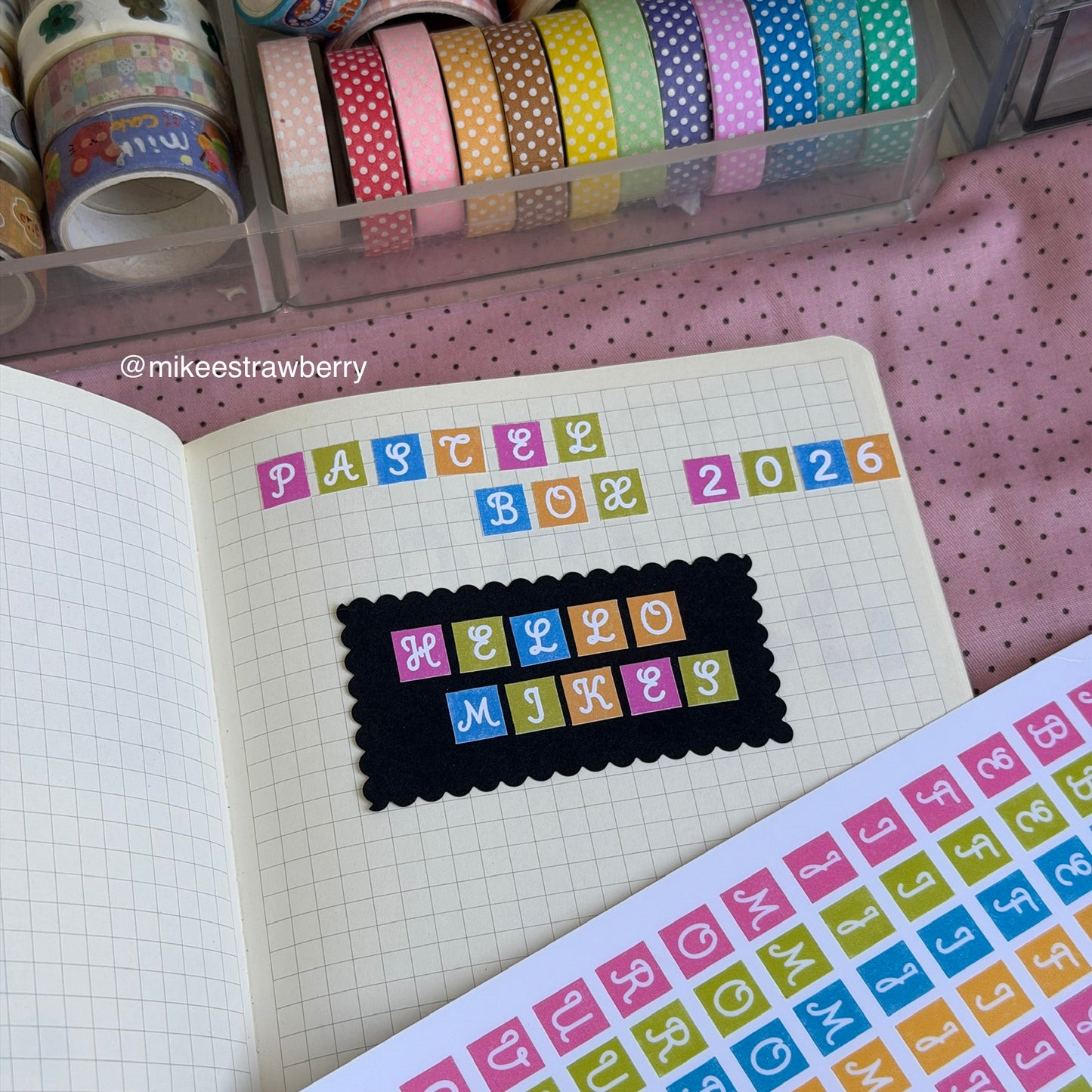 pastel box alphabet | by @ mikeestrawberry (new)