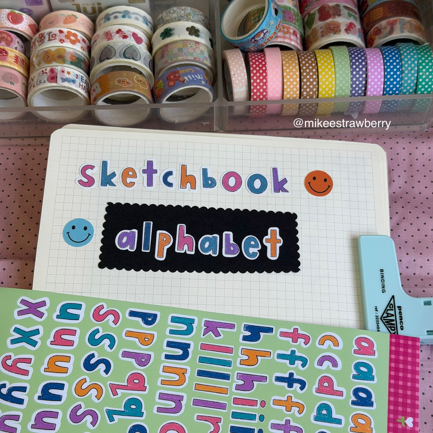 sketchbook alphabet | by @mikeestrawberry (new)