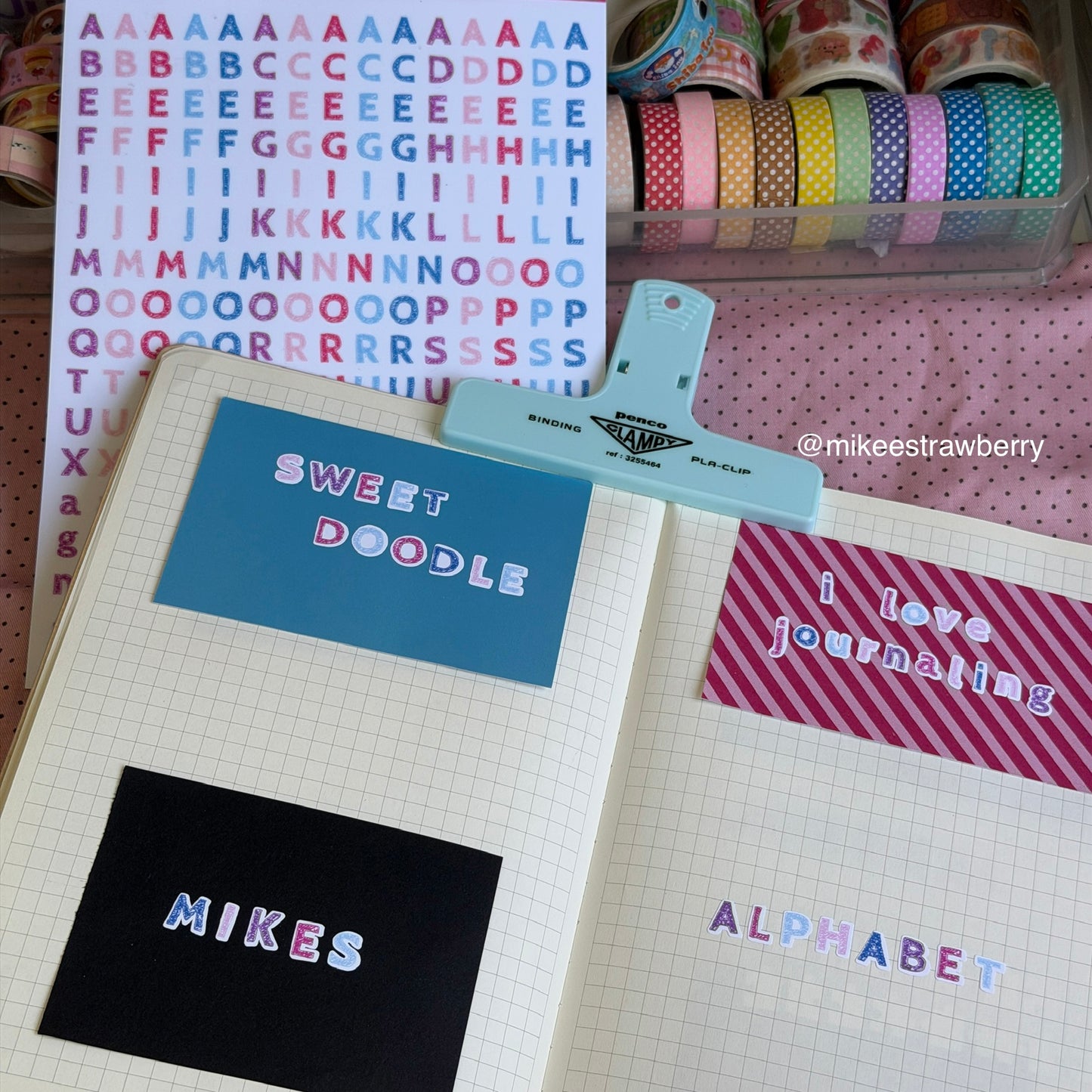 sweet doodle alphabet | by @ mikeestrawberry (new)