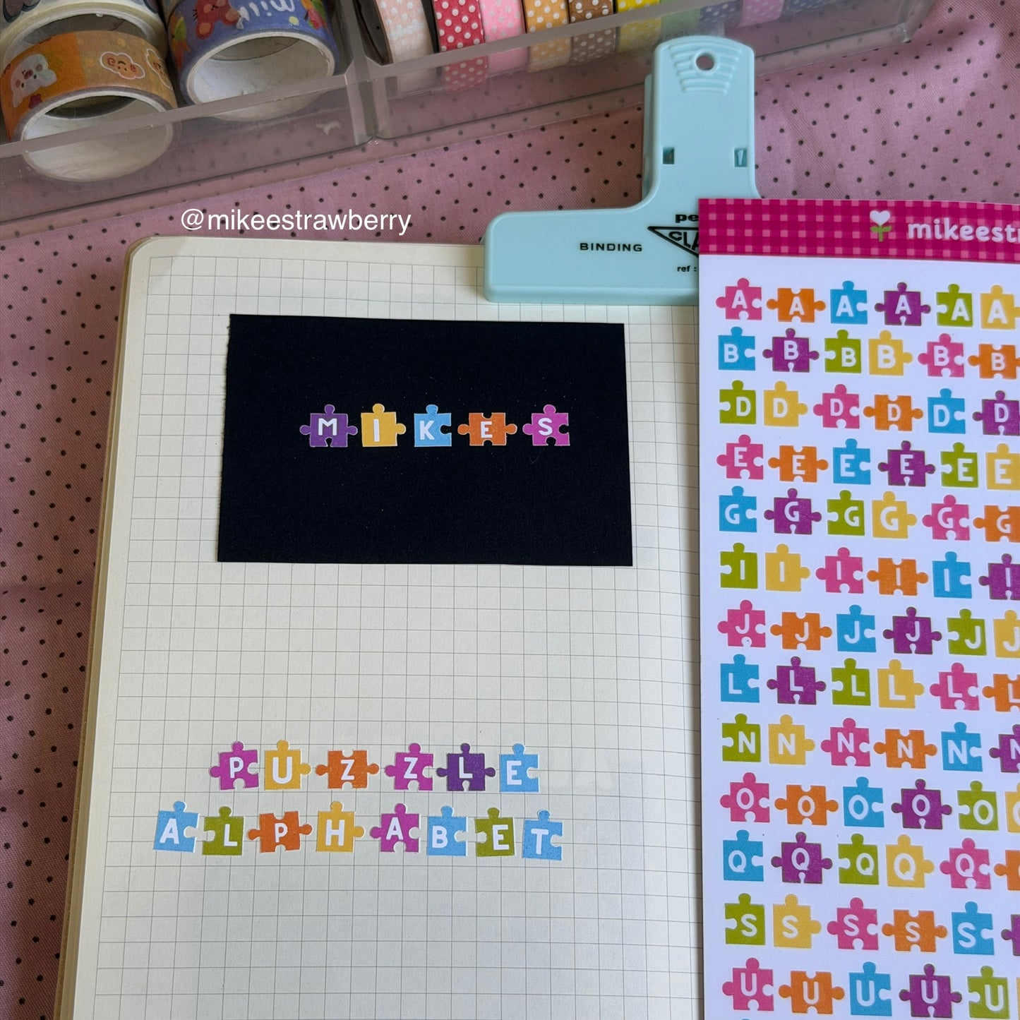 puzzle alphabet | by @ mikeestrawberry (new)