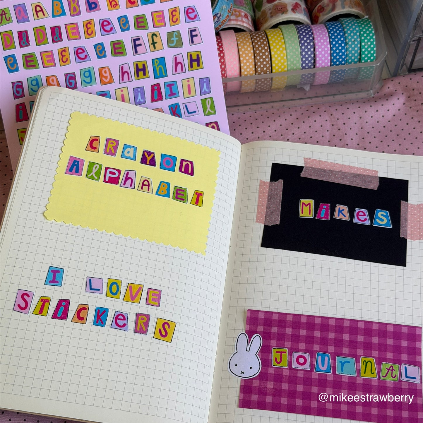 crayon alphabet | by @ mikeestrawberry (new)