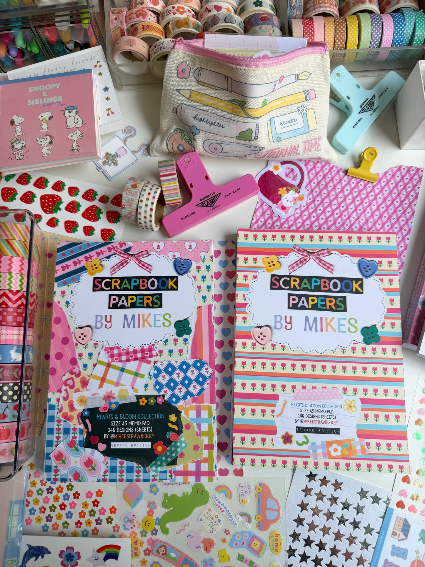 Hearts and Bloom 100 page Memo Pad by Mikeestrawberry Edition 2