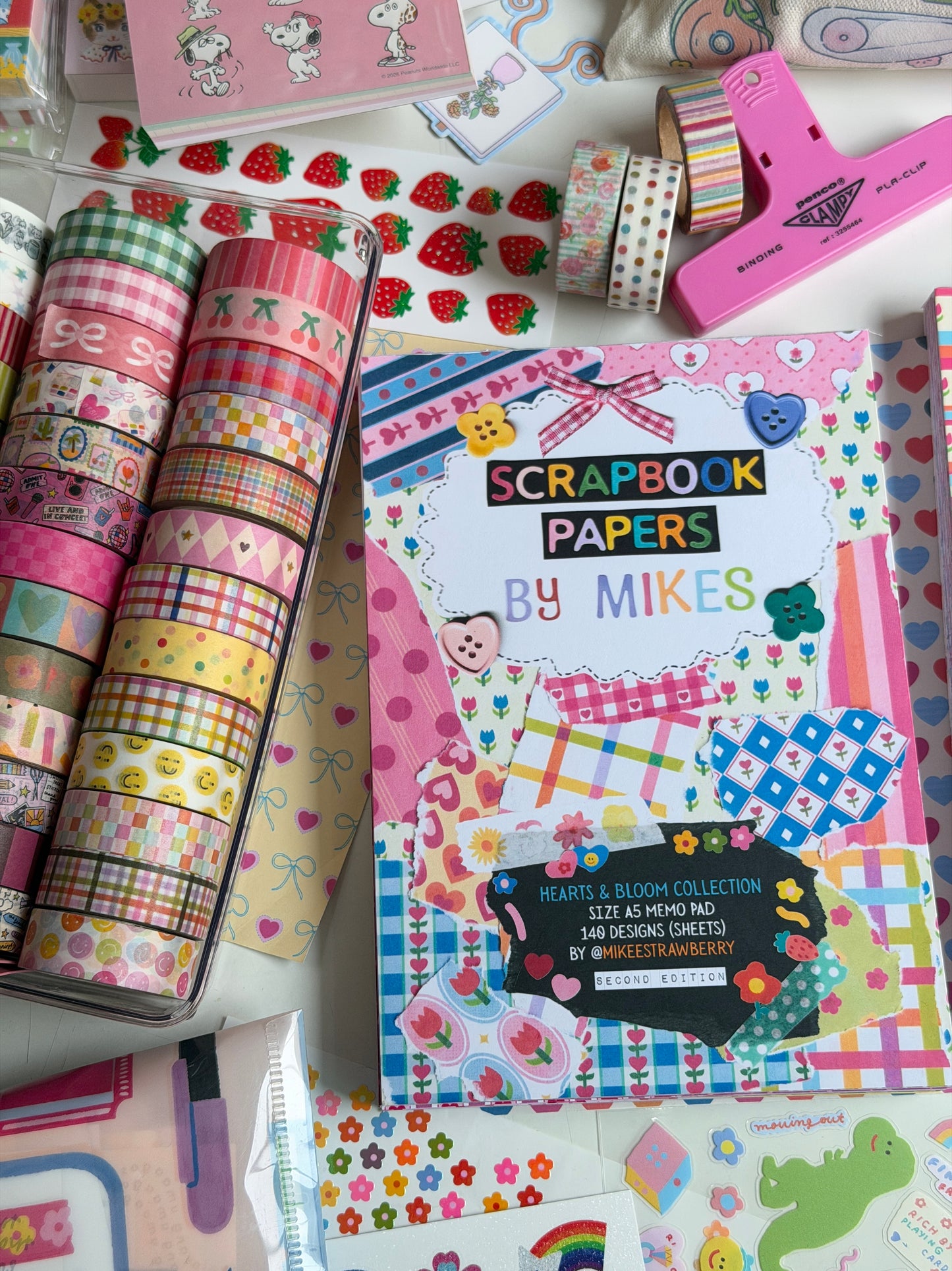 Hearts and Bloom 100 page Memo Pad by Mikeestrawberry Edition 2