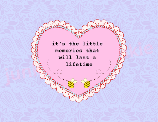 little moments - postcard