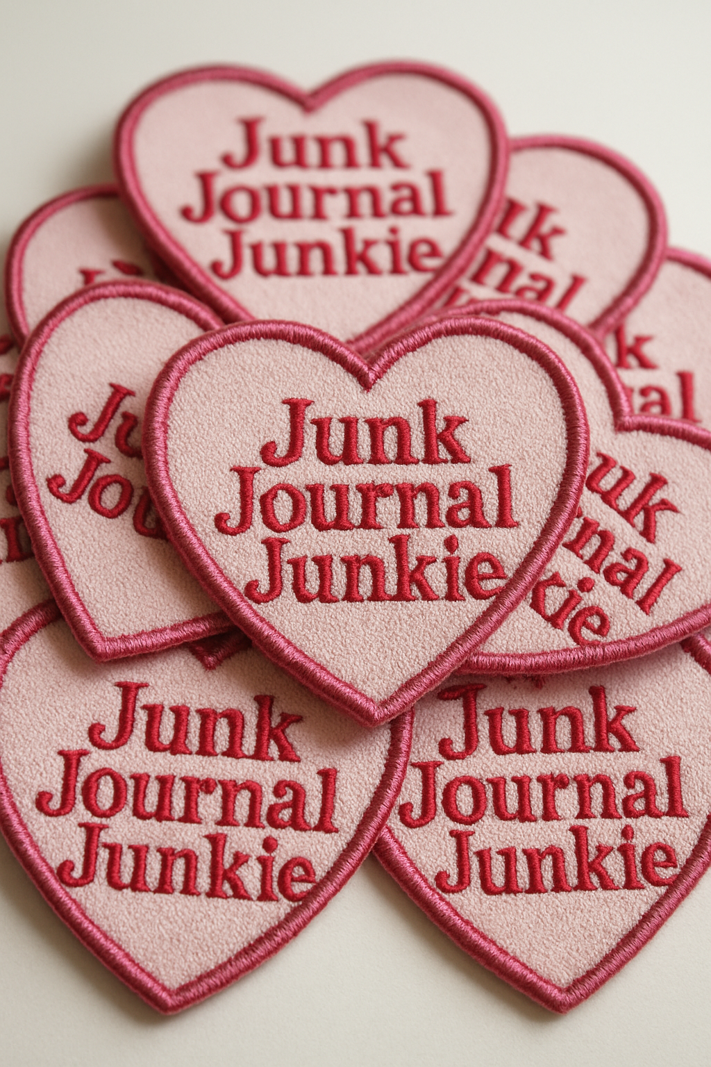 Junk Journal Junkie Heart Logo Sticker