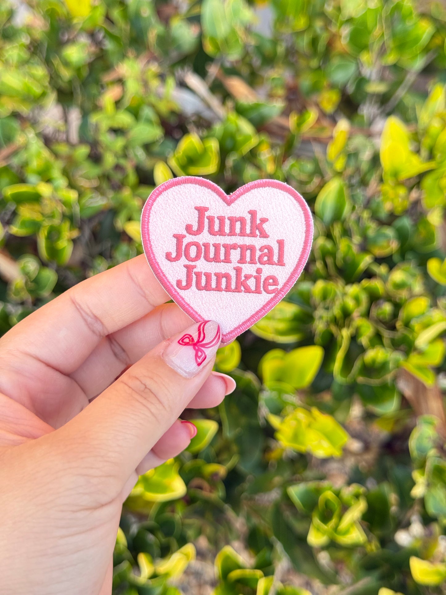 Junk Journal Junkie Heart Logo Sticker