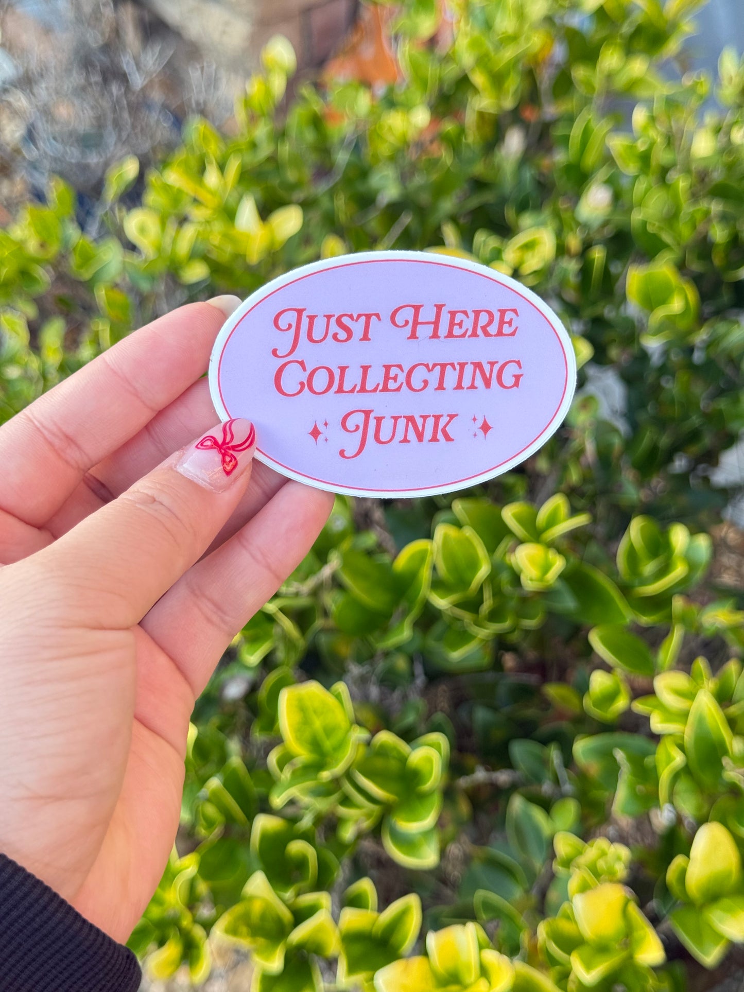 Just Here Collecting Junk -  Sticker