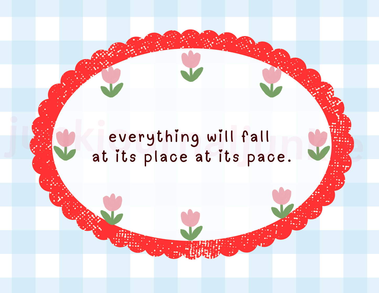 be patient - postcard